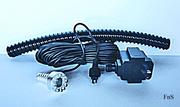 Fountain head 12 LED ring light with transformer and tubing