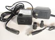 Small quiet low voltage indoor fountain pump, comes with transformer