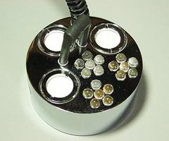 Fogger with 3 disk, jets and LED Lights, Buoy , Transformer Included