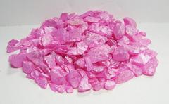 Pink sea glass for tabletop fountains